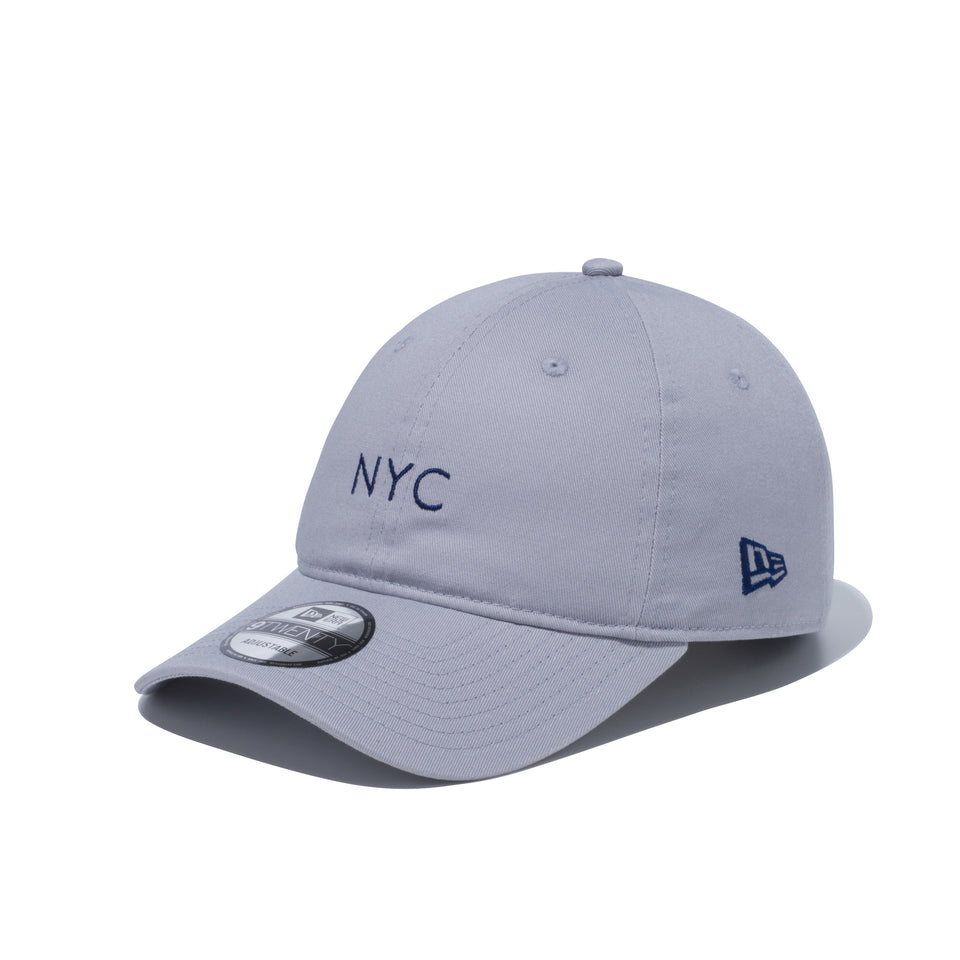 9TWENTY コットンツイル NYC 2トーンストラップ グレー × ライトネイビー | NEW ERA ニューエラ公式オンラインストア