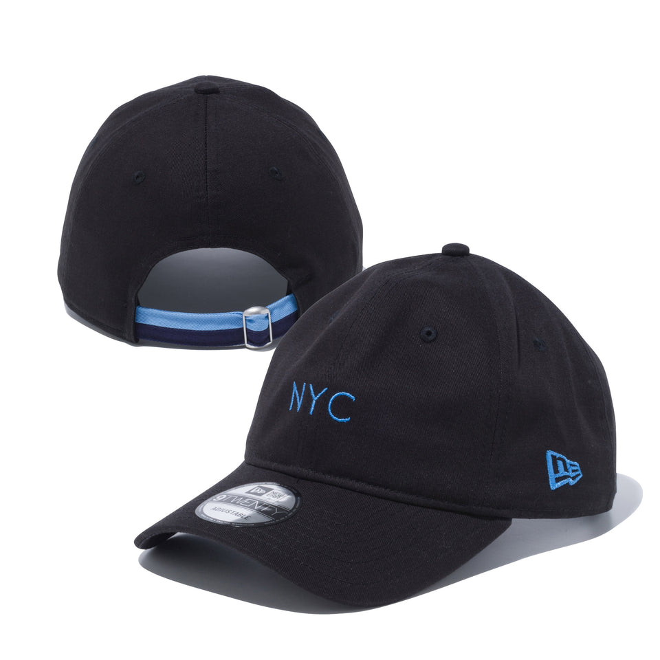 9TWENTY コットンツイル NYC 2トーンストラップ ブラック × マジックブルー | NEW ERA ニューエラ公式オンラインストア