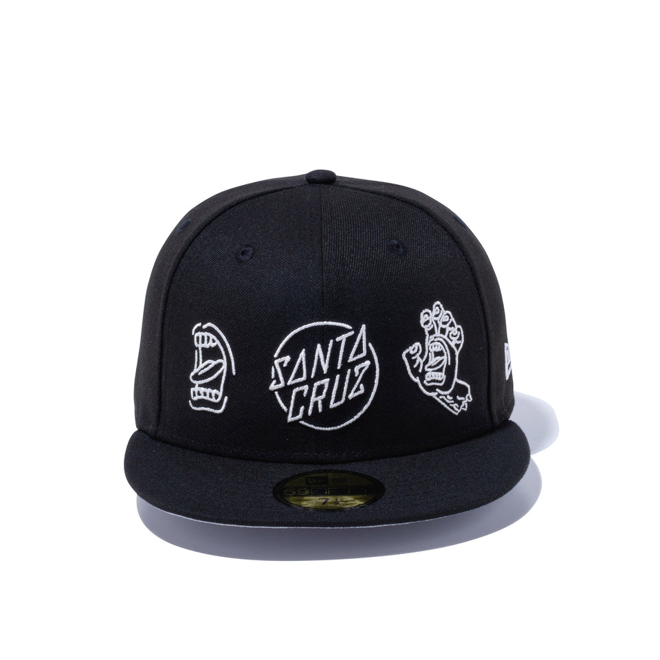 59FIFTY Santa Cruz サンタクルーズ アウトライン ブラック