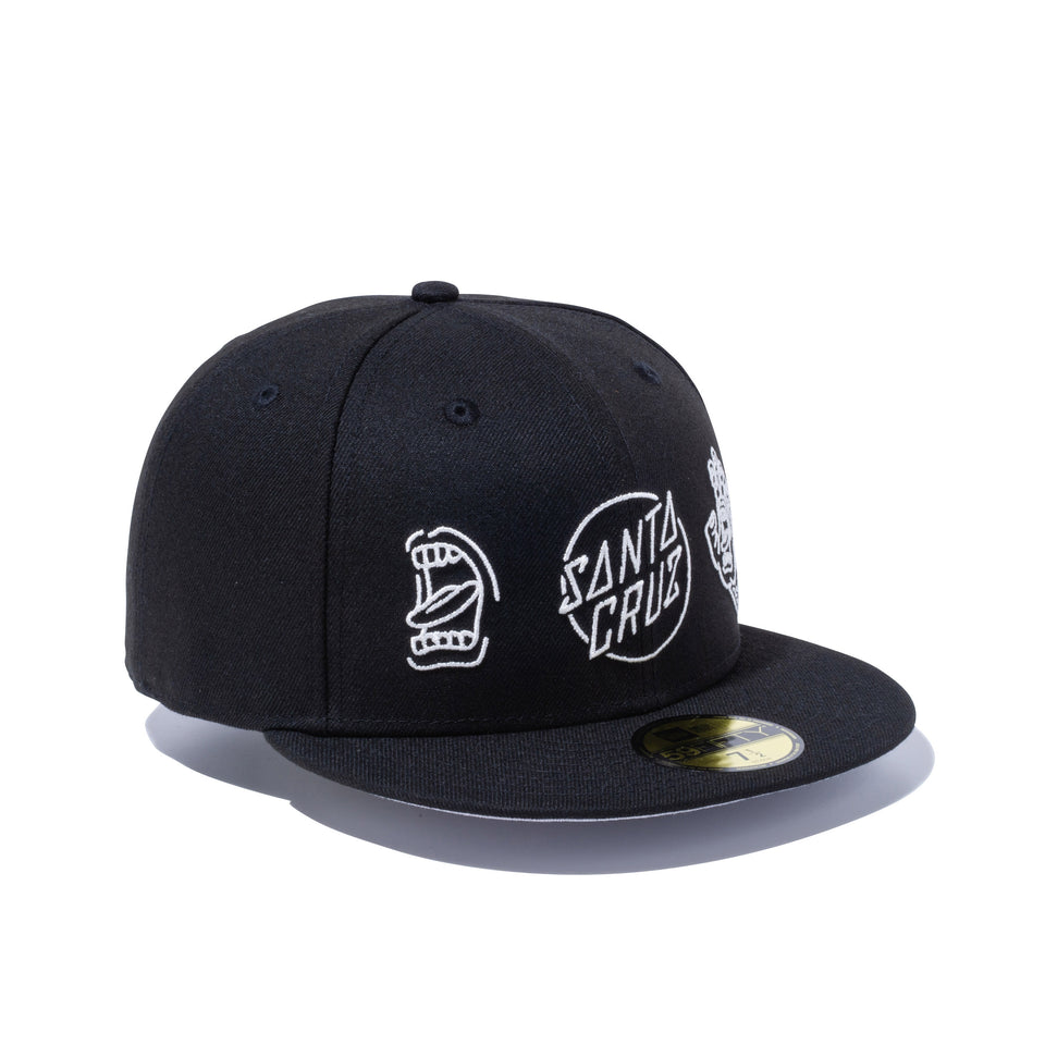 59FIFTY Santa Cruz サンタクルーズ アウトライン ブラック