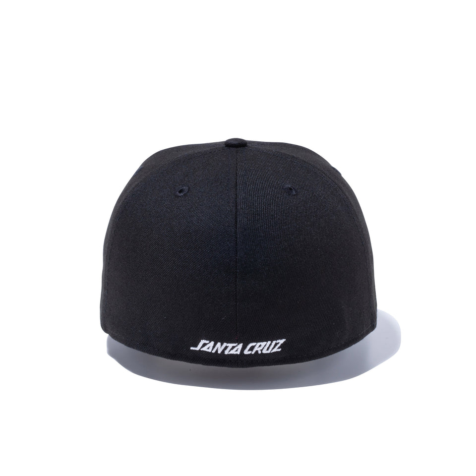 59FIFTY Santa Cruz サンタクルーズ サークルロゴ ブラック グレーアンダーバイザー
