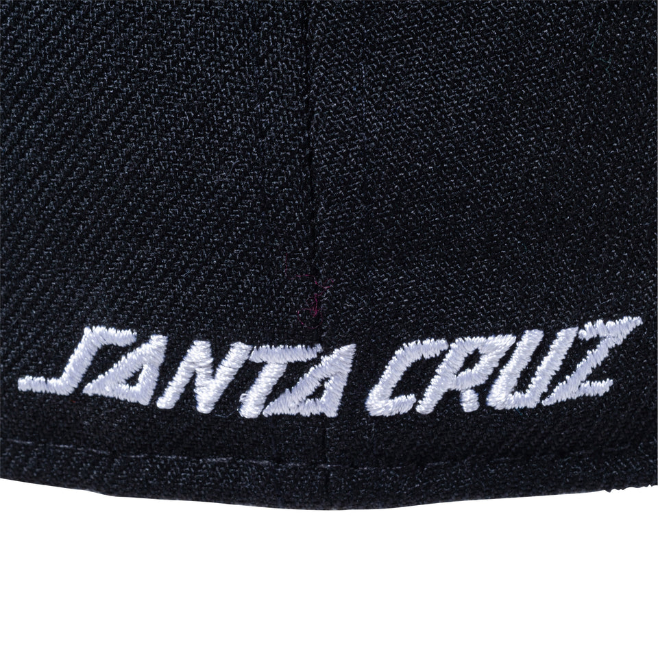 59FIFTY Santa Cruz サンタクルーズ サークルロゴ ブラック グレーアンダーバイザー