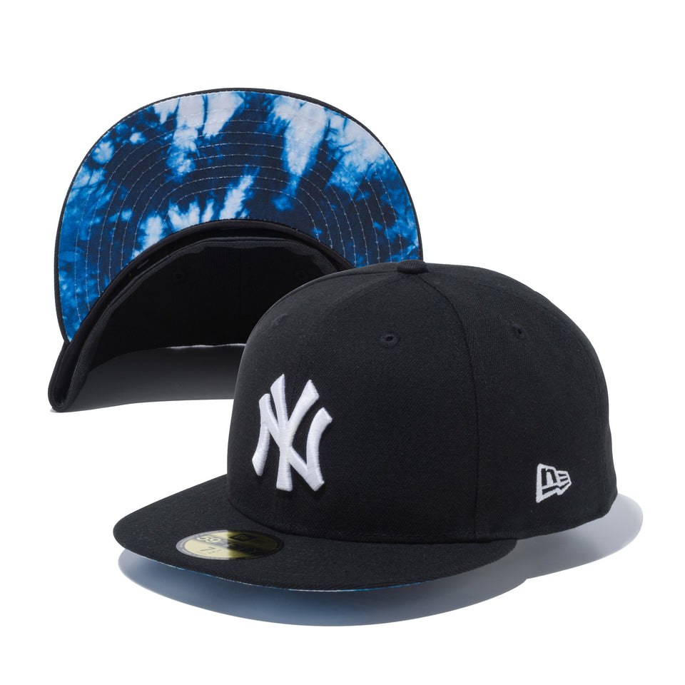 59FIFTY ニューヨーク・ヤンキース タイダイ ブラック 2トーンアンダーバイザー