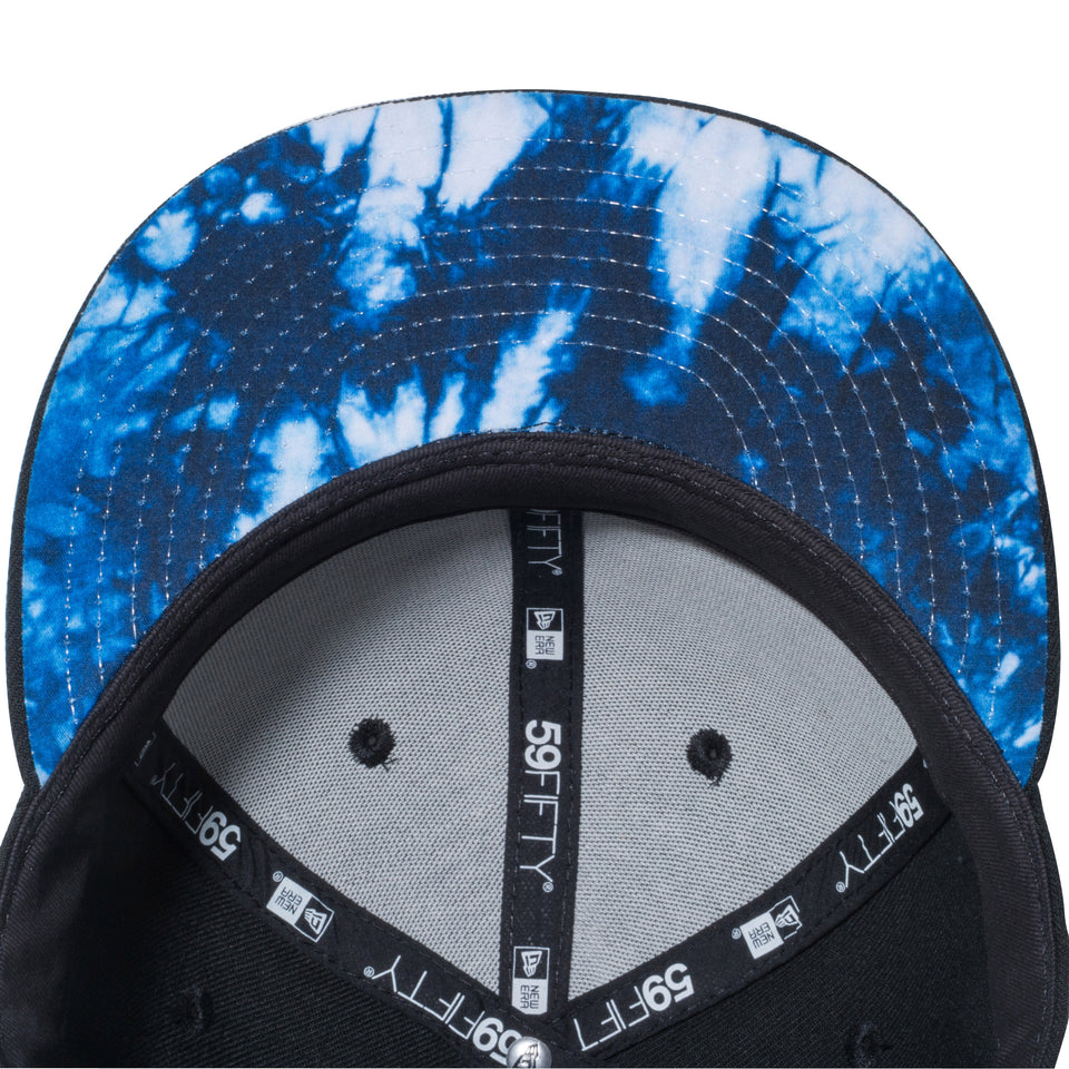 59FIFTY ニューヨーク・ヤンキース タイダイ ブラック 2トーンアンダーバイザー