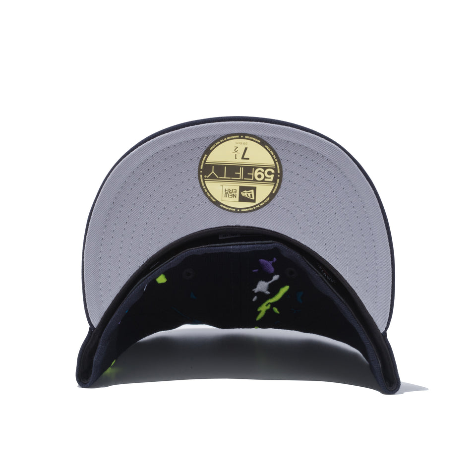 59FIFTY ニューヨーク・ヤンキース スプラッシュエンブロイダリー ネイビー × スノーホワイト