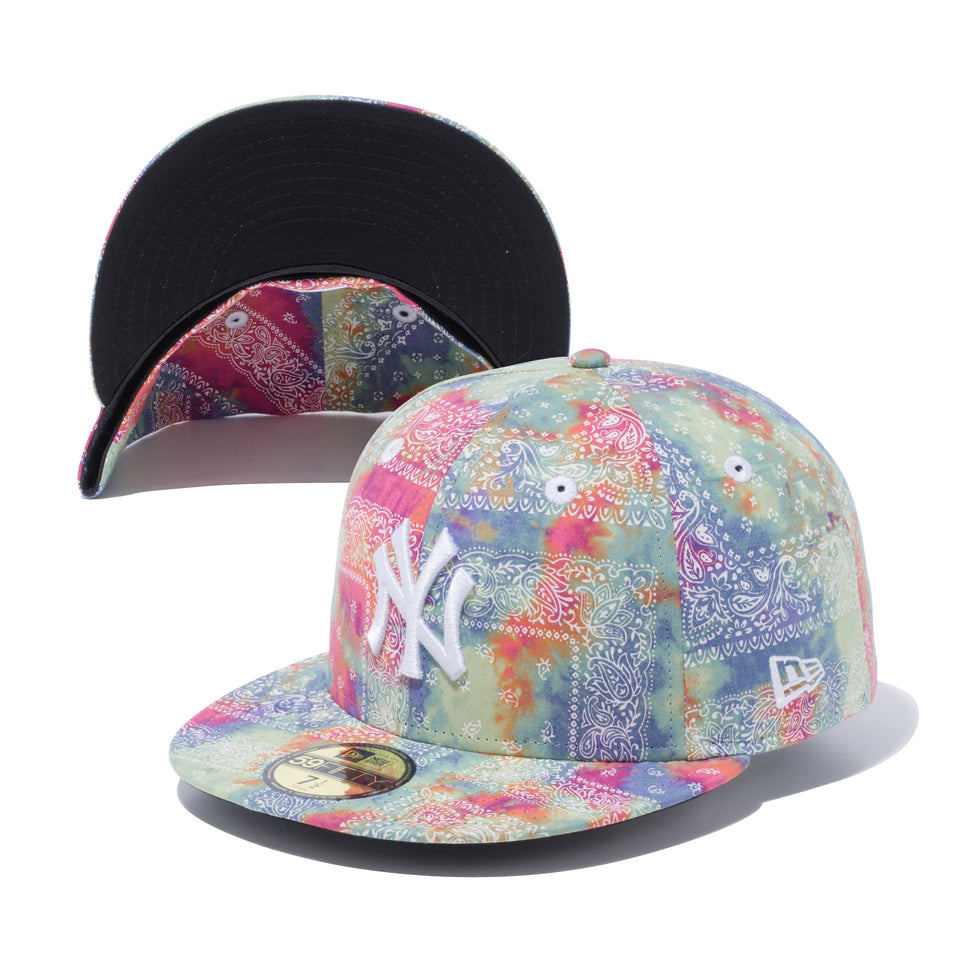59FIFTY ニューヨーク・ヤンキース タイダイペイズリー マルチカラー | NEW ERA ニューエラ公式オンラインストア