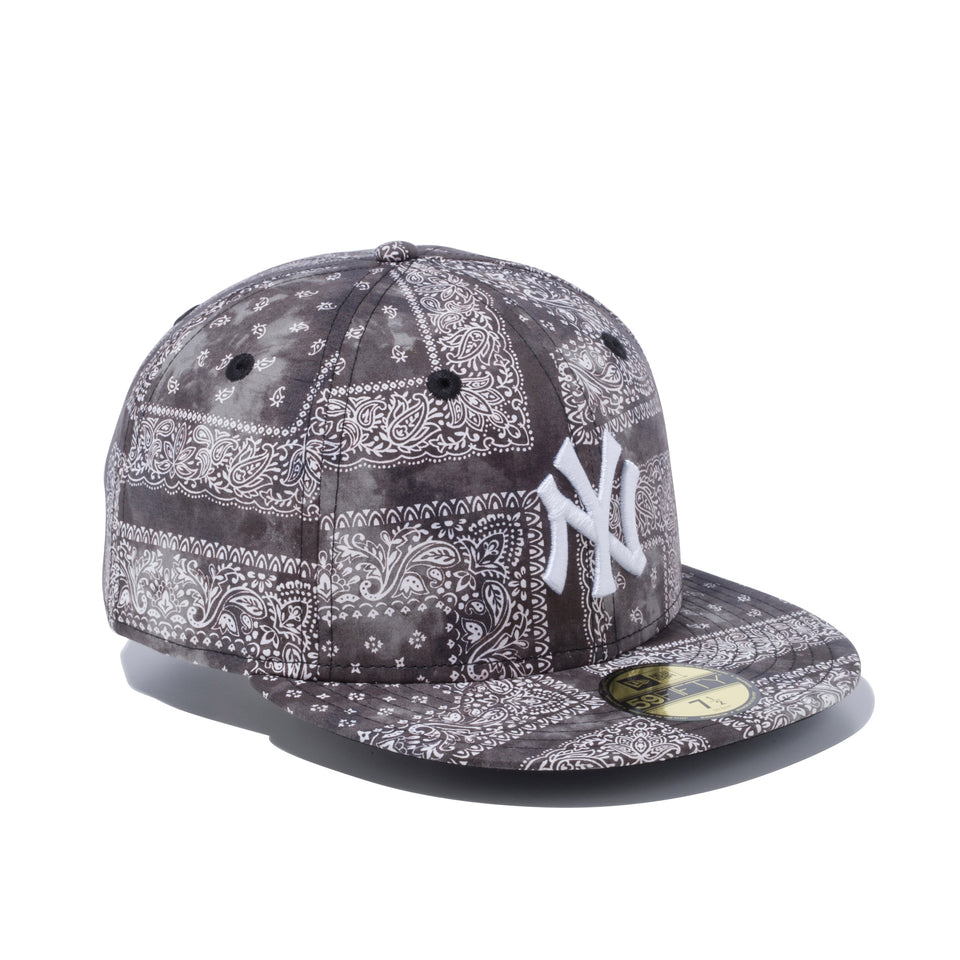 59FIFTY ニューヨーク・ヤンキース タイダイペイズリー ブラック | NEW ERA ニューエラ公式オンラインストア