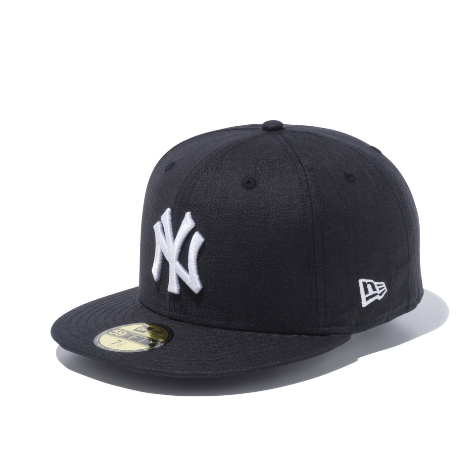 59FIFTY ニューヨーク・ヤンキース リネンシャンブレー ブラック