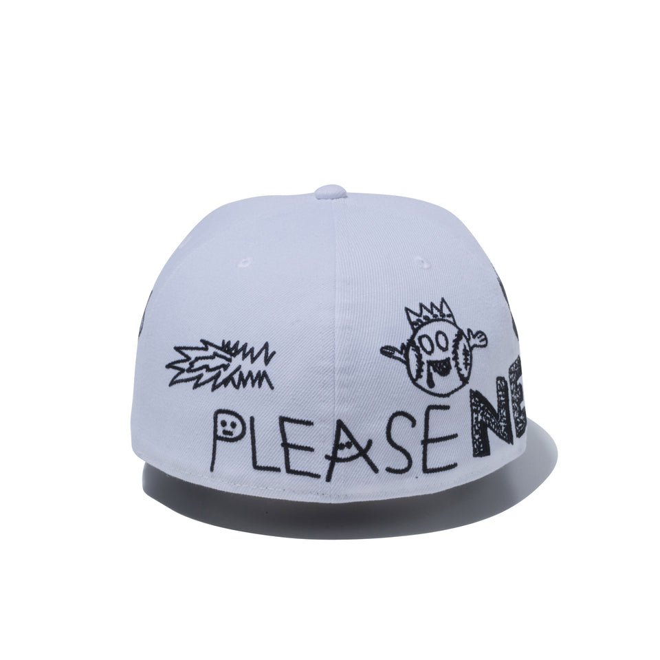 59FIFTY オールオーバー グラフィティ マルチロゴ ホワイト | NEW ERA ニューエラ公式オンラインストア