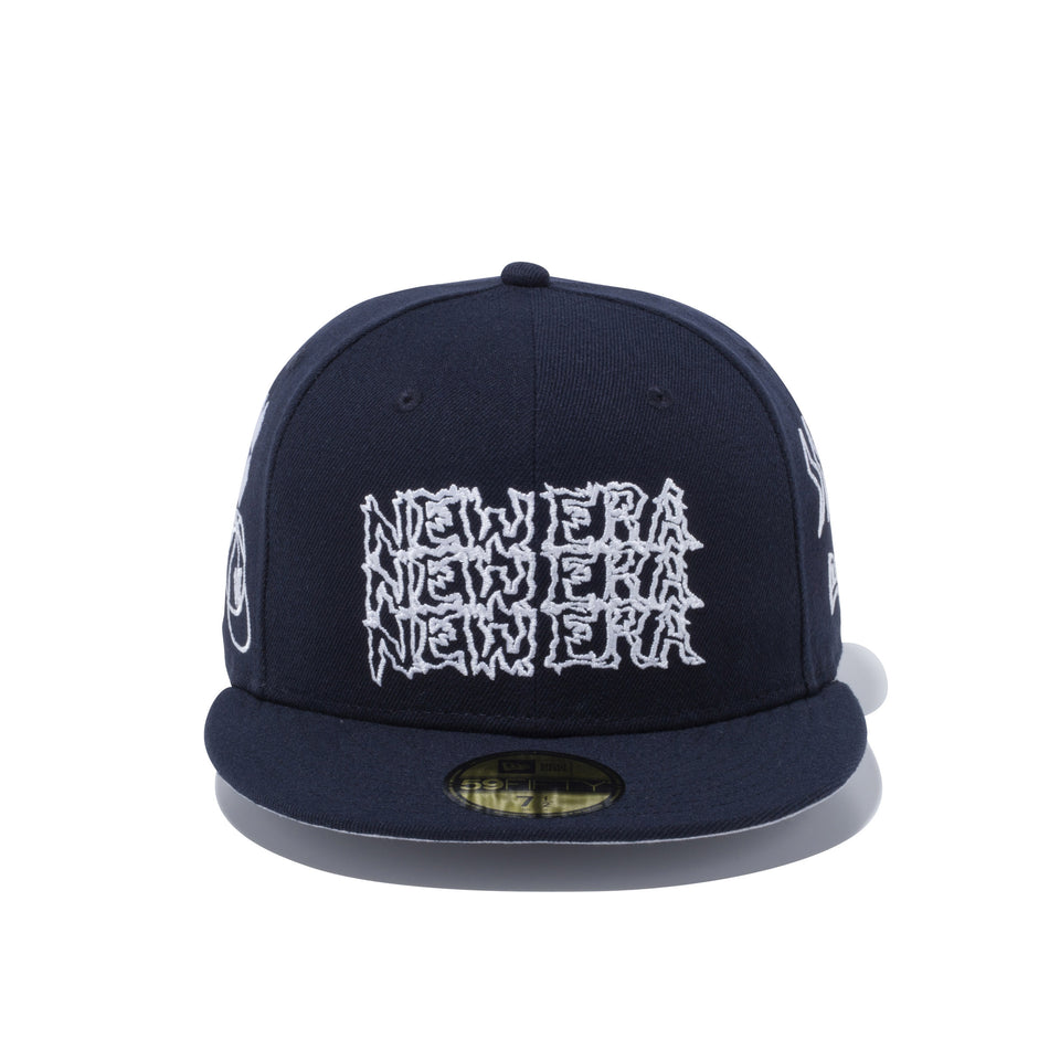 59FIFTY オールオーバー グラフィティ マルチロゴ ネイビー | NEW ERA ニューエラ公式オンラインストア