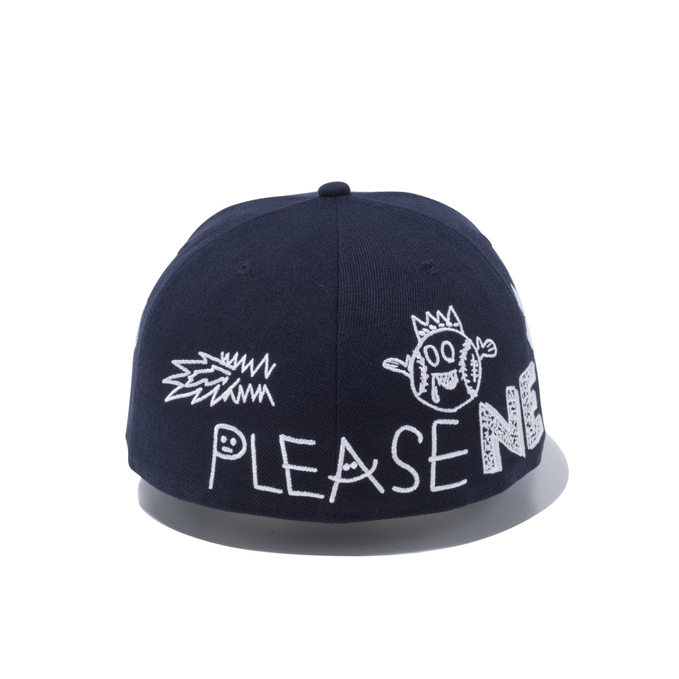 59FIFTY オールオーバー グラフィティ マルチロゴ ネイビー | NEW ERA ニューエラ公式オンラインストア