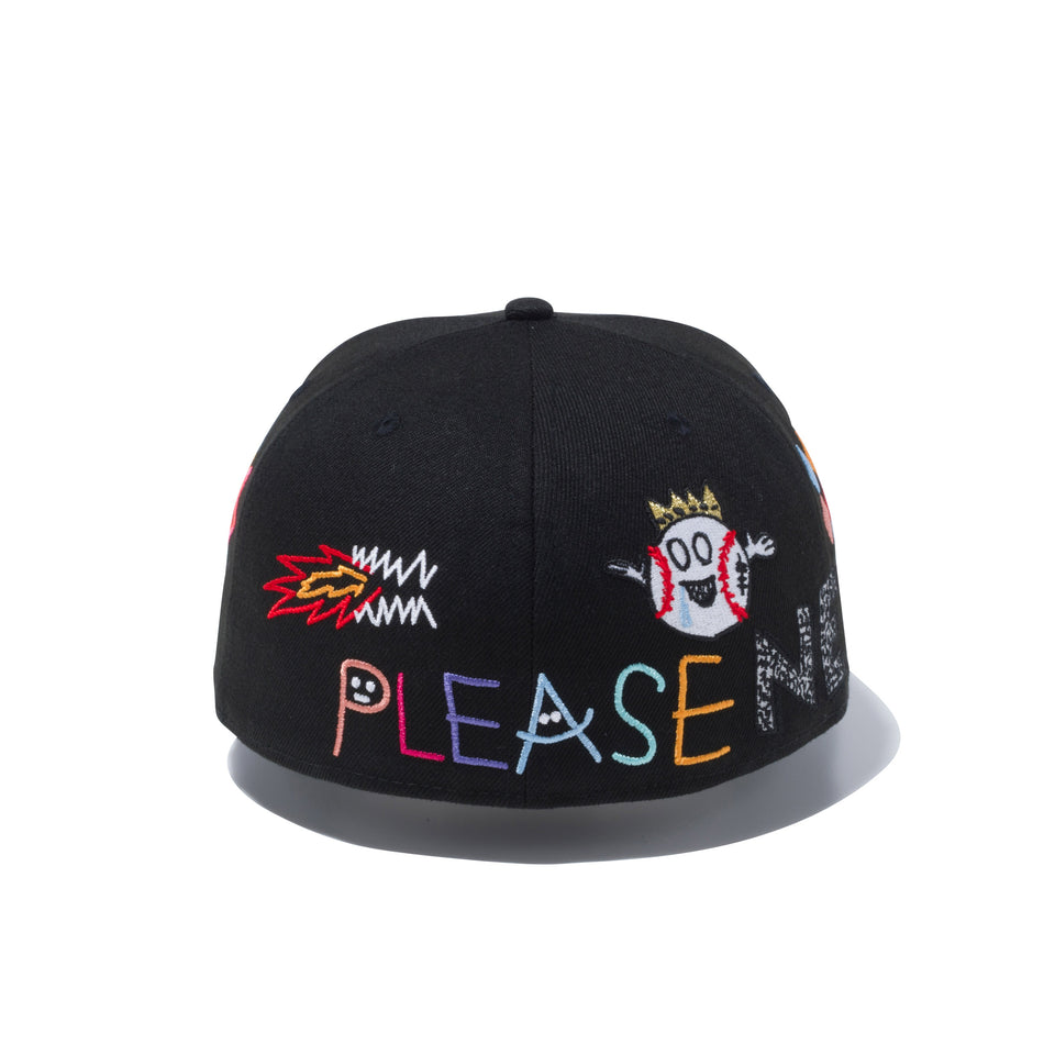 59FIFTY オールオーバー グラフィティ マルチロゴ ブラック | NEW ERA ニューエラ公式オンラインストア