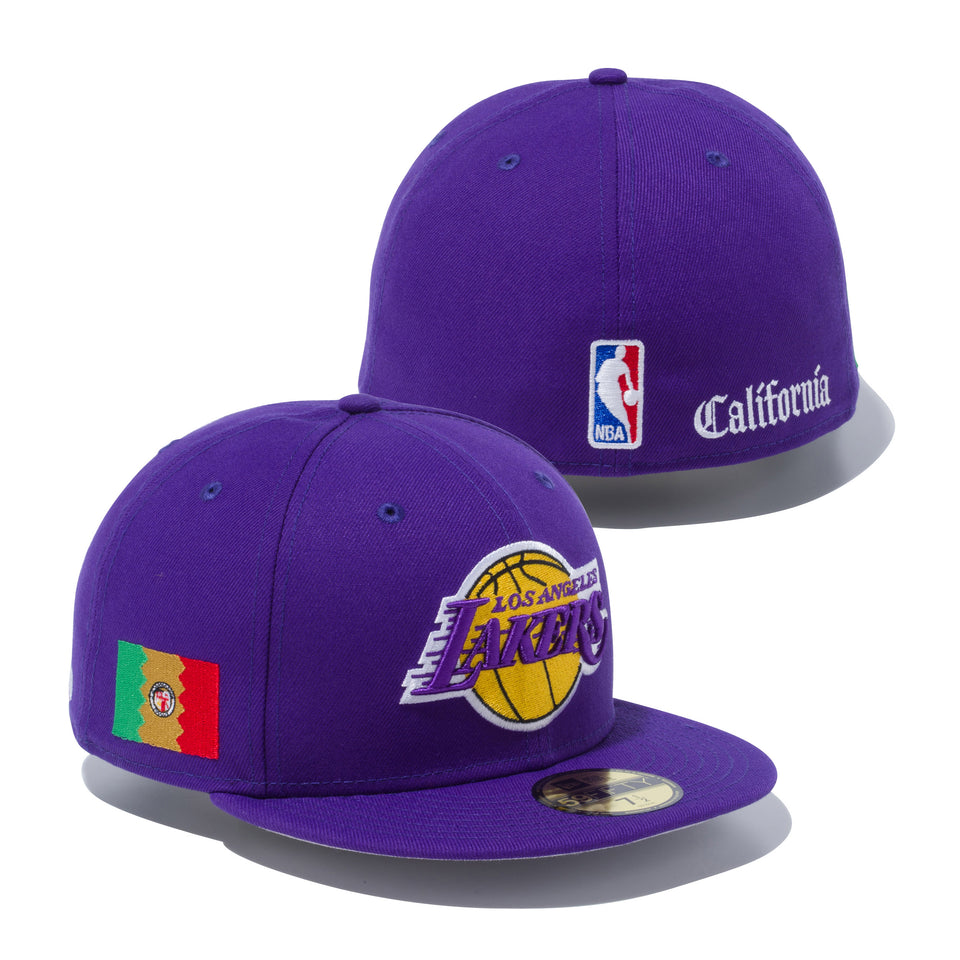 59FIFTY ロサンゼルス・レイカーズ ロサンゼルスコレクション トゥルーパープル