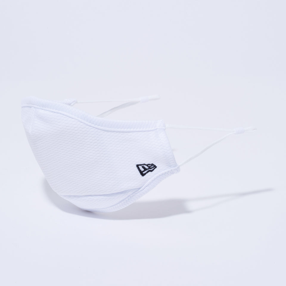 MASK FACE COVERINGS マスク ロゴエンブロイダリー ホワイト