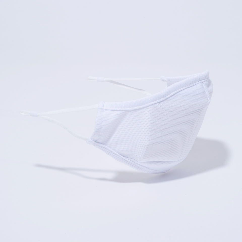 MASK FACE COVERINGS マスク ロゴエンブロイダリー ホワイト