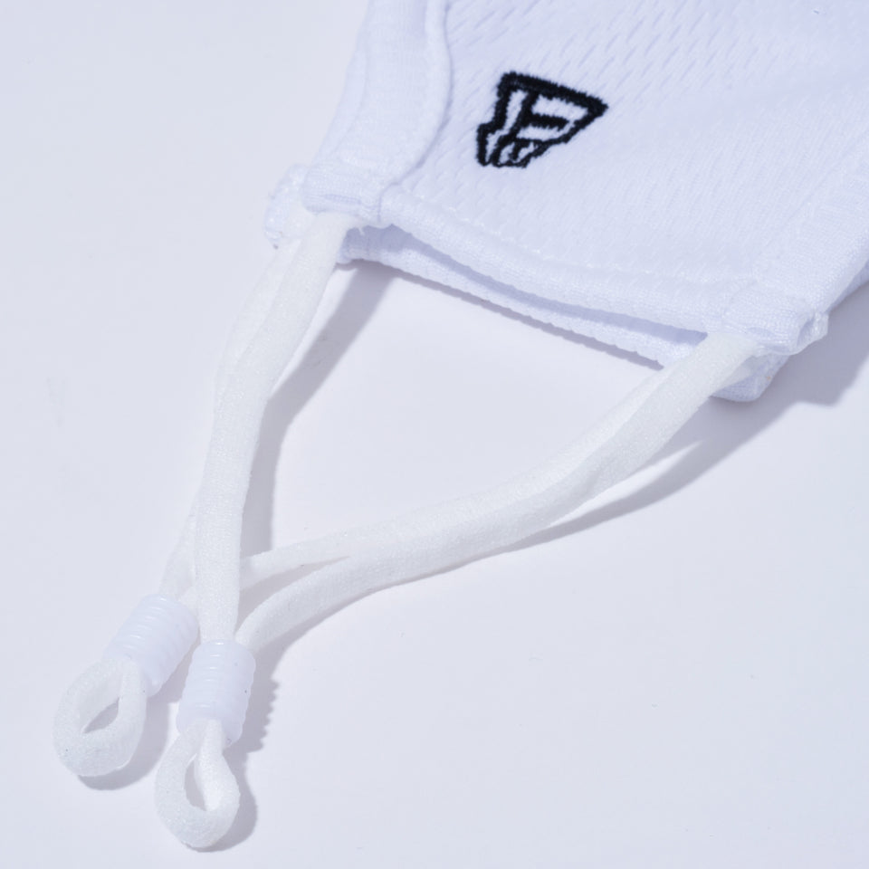 MASK FACE COVERINGS マスク ロゴエンブロイダリー ホワイト