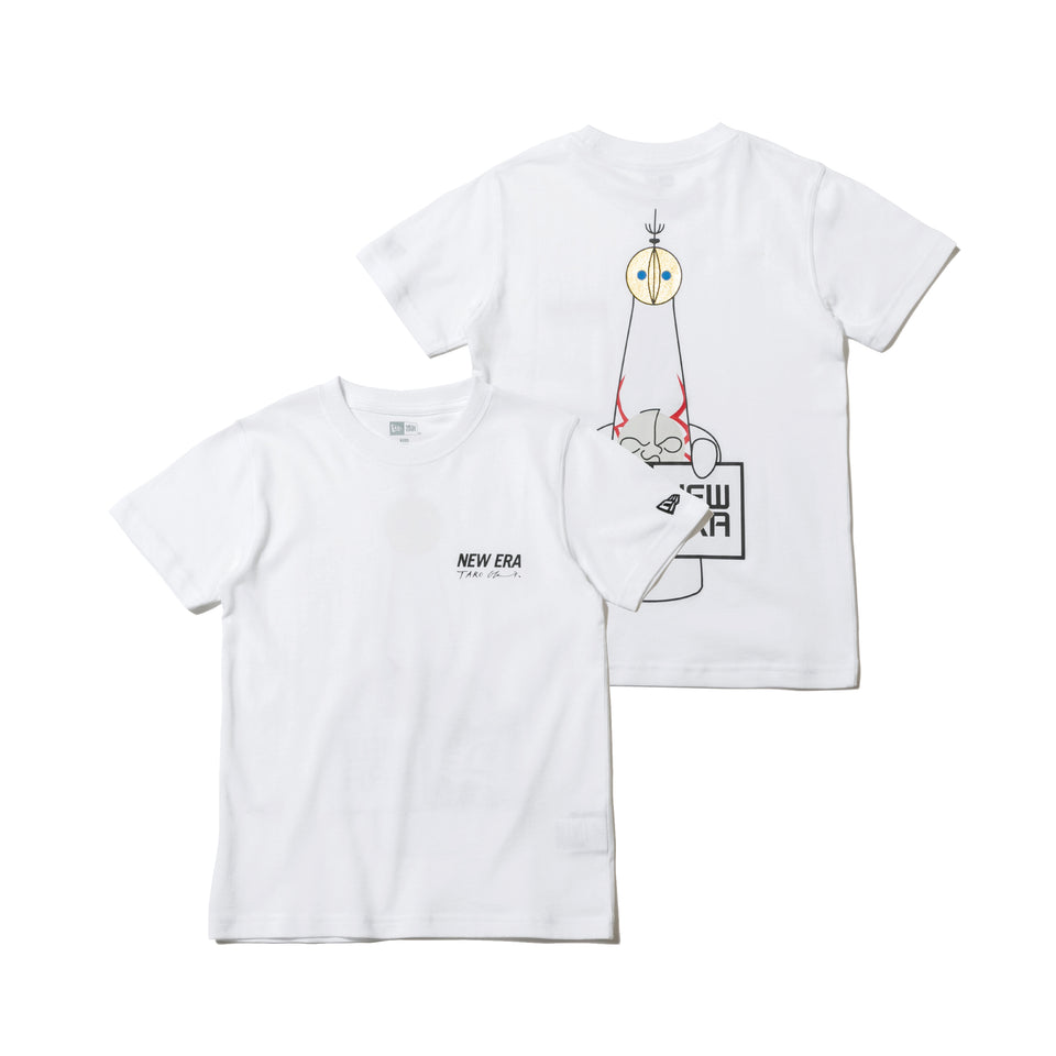 Youth 半袖 コットン Tシャツ Taro Okamoto 岡本太郎 太陽の塔 ボックスロゴ ホワイト