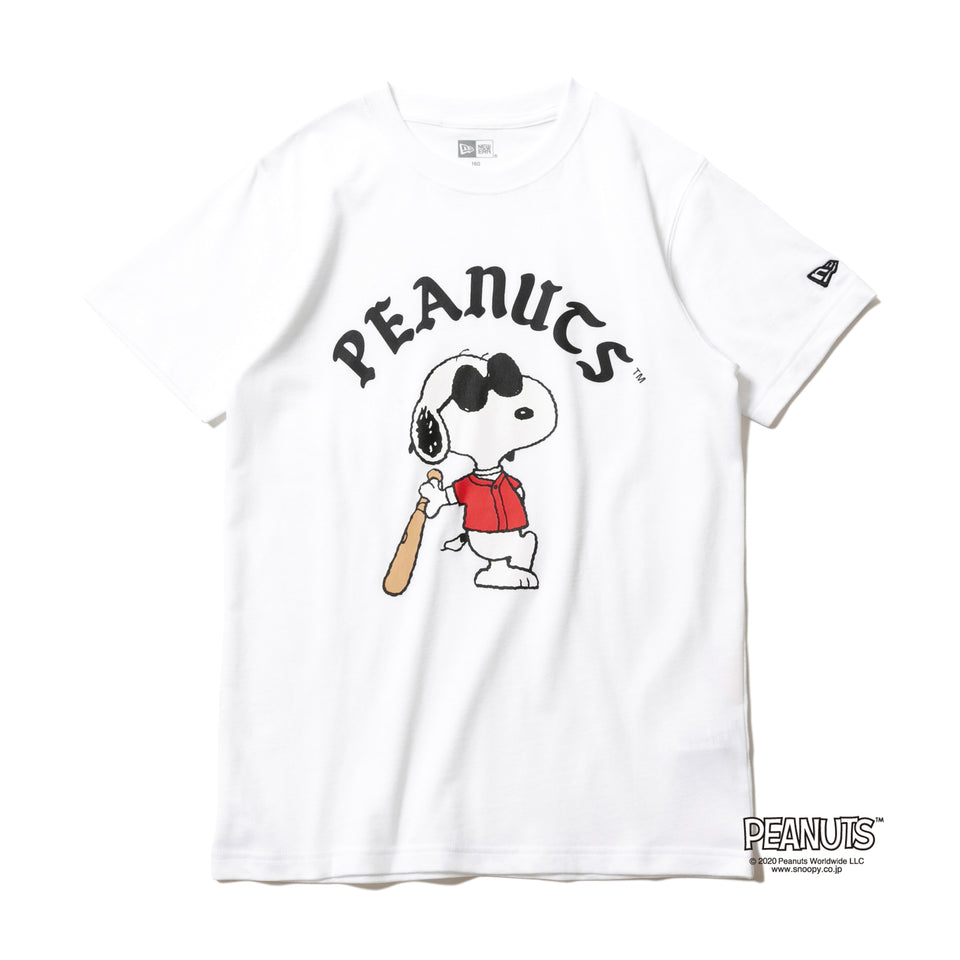 Youth 半袖 コットン Tシャツ PEANUTS ピーナッツ ジョー・クール ホワイト レギュラーフィット