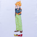 半袖 コットン Tシャツ DRAGON BALL Z ドラゴンボール 悟空 瞬間移動 ホワイト レギュラーフィット