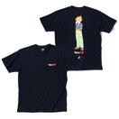 半袖 コットン Tシャツ DRAGON BALL Z ドラゴンボール 悟空 瞬間移動 ブラック レギュラーフィット