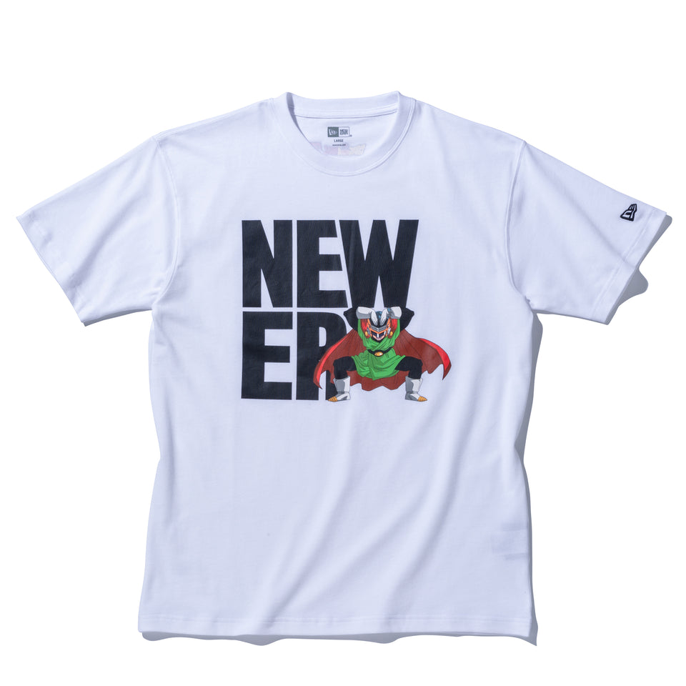 半袖 コットン Tシャツ DRAGON BALL Z ドラゴンボール グレートサイヤマン スクエアニューエラ ホワイト レギュラーフィット