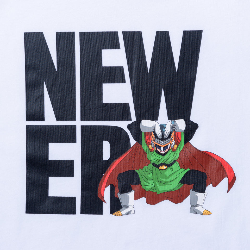 半袖 コットン Tシャツ DRAGON BALL Z ドラゴンボール グレートサイヤマン スクエアニューエラ ホワイト レギュラーフィット