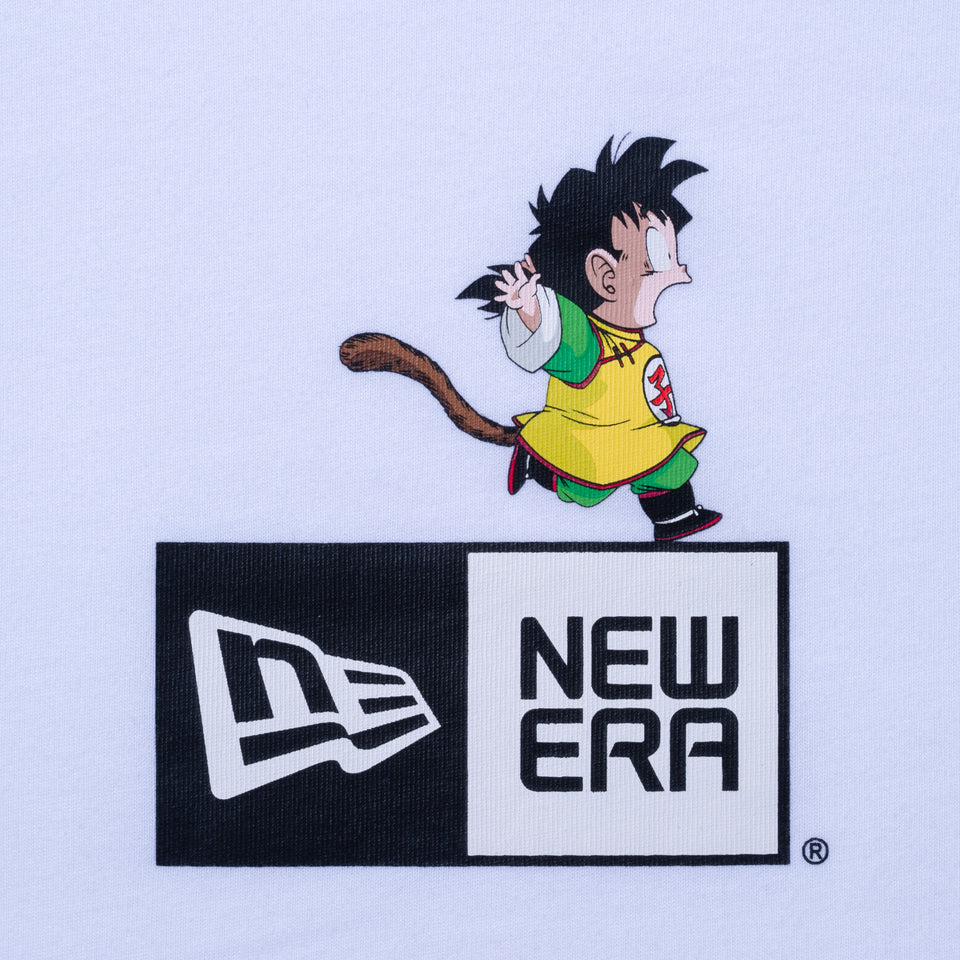 半袖 コットン Tシャツ DRAGON BALL Z ドラゴンボール 悟飯 ボックスロゴ ホワイト レギュラーフィット