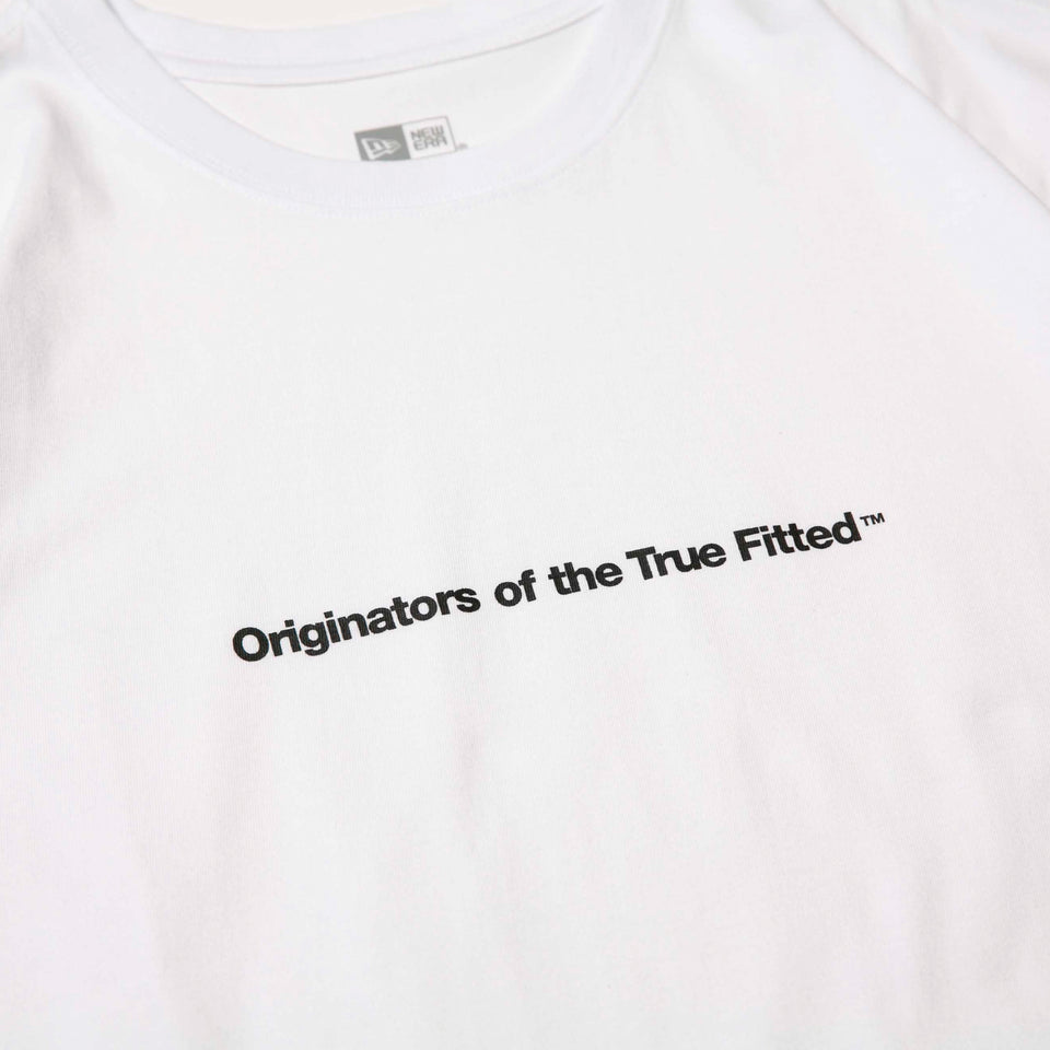 半袖 コットン Tシャツ Originators of the True Fitted ホワイト リラックスフィット | NEW ERA ニューエラ公式オンラインストア