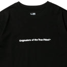 半袖 コットン Tシャツ Originators of the True Fitted ブラック リラックスフィット | NEW ERA ニューエラ公式オンラインストア
