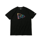 半袖 パフォーマンス Tシャツ タイダイチェッカー フラッグロゴ ブラック