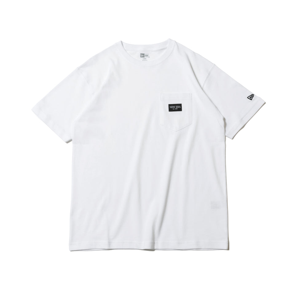半袖 コットン ポケット Tシャツ New Era est 1920 ホワイト レギュラーフィット