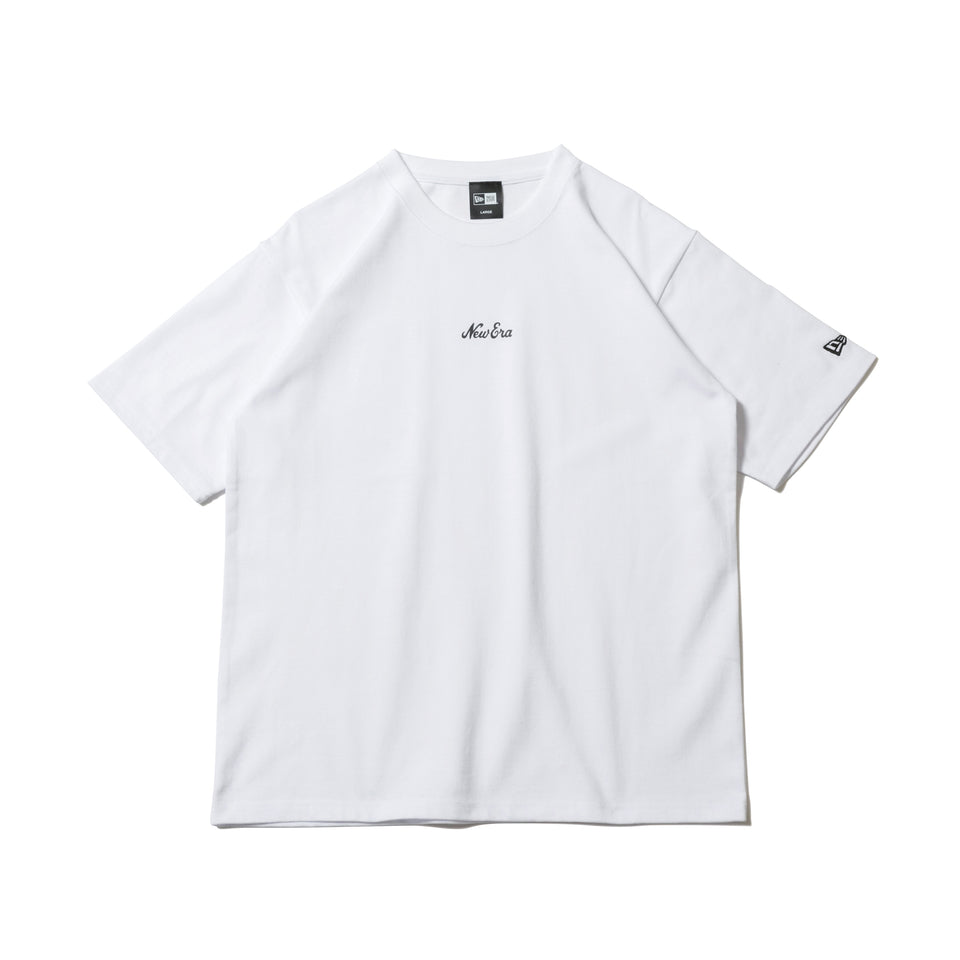 半袖 コットン Tシャツ ヘビーウェイト クラシックロゴ ミニ ホワイト