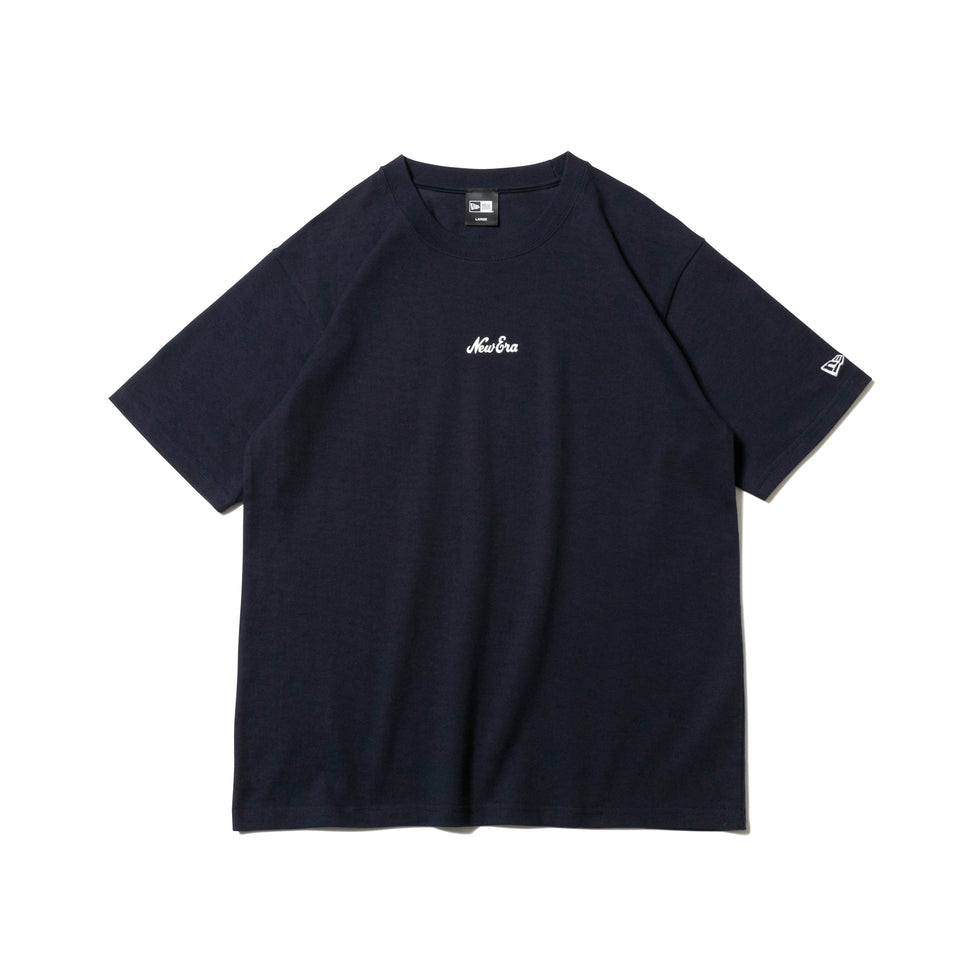 半袖 コットン Tシャツ ヘビーウェイト クラシックロゴ ミニ ネイビー