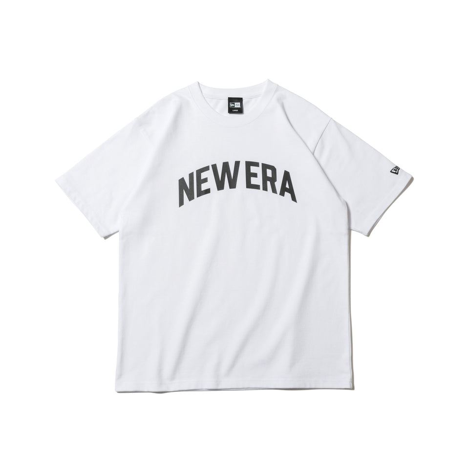 半袖 コットン Tシャツ ヘビーウェイト アーチロゴ NEW ERA ホワイト