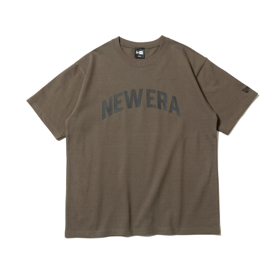 半袖 コットン Tシャツ ヘビーウェイト アーチロゴ NEW ERA オリーブ