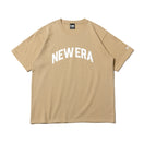 半袖 コットン Tシャツ ヘビーウェイト アーチロゴ NEW ERA ベージュ