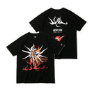 半袖 コットン Tシャツ Taro Okamoto 岡本太郎 明日の神話 ブラック リラックスフィット