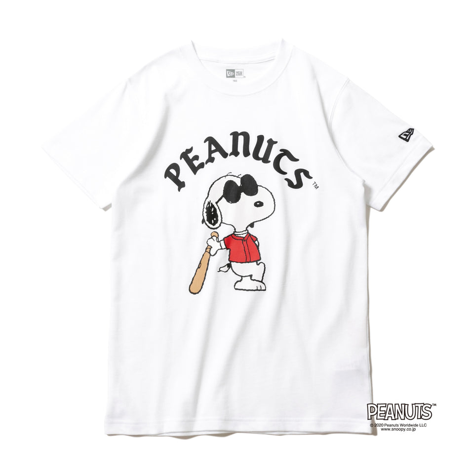 半袖 コットン Tシャツ PEANUTS ピーナッツ ジョー・クール ホワイト レギュラーフィット