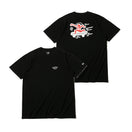 半袖 コットン Tシャツ Keith Haring キース・へリング スケートボード ブラック レギュラーフィット