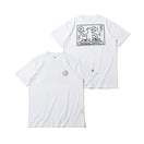 半袖 コットン Tシャツ Keith Haring キース・へリング ドッグ ホワイト レギュラーフィット