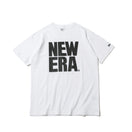 半袖 コットン Tシャツ スクエアニューエラ ホワイト × ブラック レギュラーフィット
