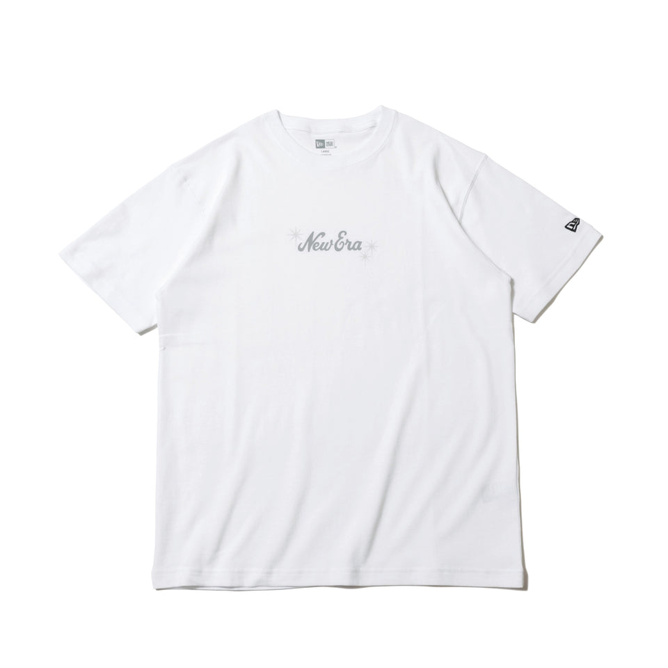 半袖 コットン Tシャツ スパークル ホワイト レギュラーフィット