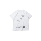 半袖 コットン Tシャツ オールオーバー マルチロゴ ホワイト レギュラーフィット | NEW ERA ニューエラ公式オンラインストア