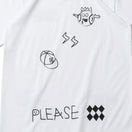半袖 コットン Tシャツ オールオーバー マルチロゴ ホワイト レギュラーフィット | NEW ERA ニューエラ公式オンラインストア