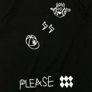 半袖 コットン Tシャツ オールオーバー マルチロゴ ブラック レギュラーフィット | NEW ERA ニューエラ公式オンラインストア