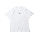 半袖 コットン Tシャツ フラッグロゴミニ ホワイト × ブラック レギュラーフィット