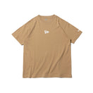半袖 コットン Tシャツ フラッグロゴミニ ベージュ × ホワイト レギュラーフィット