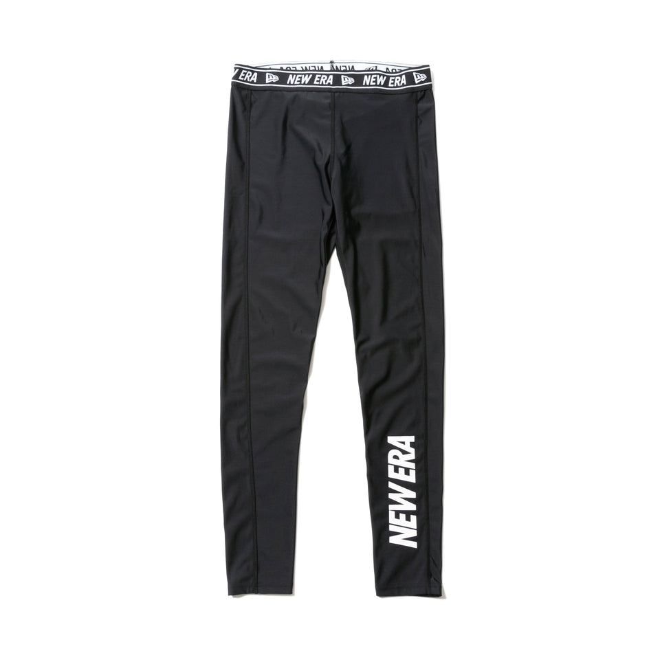 ラッシュタイツ ワードマーク NEW ERA ブラック 【 Performance Apparel 】