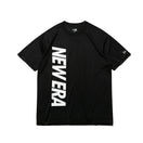 半袖 テック Tシャツ バーチカルロゴ NEW ERA ブラック 【 Performance Apparel 】