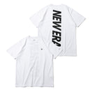 半袖 パフォーマンス Tシャツ リア バーチカルロゴ NEW ERA ホワイト 【 Performance Apparel 】